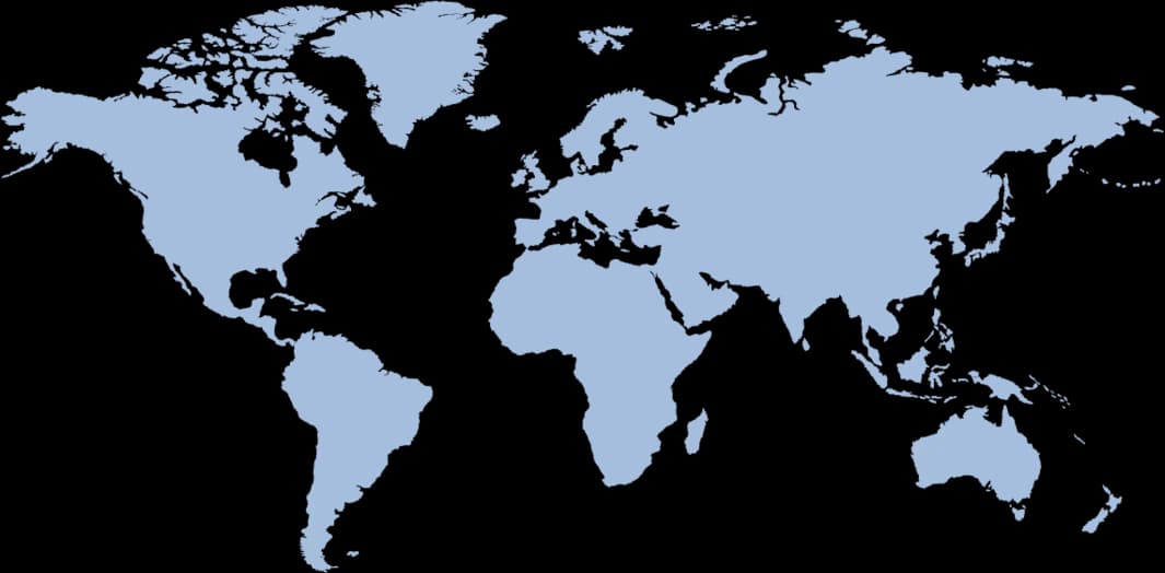 Mapa mundial - Tradeasia