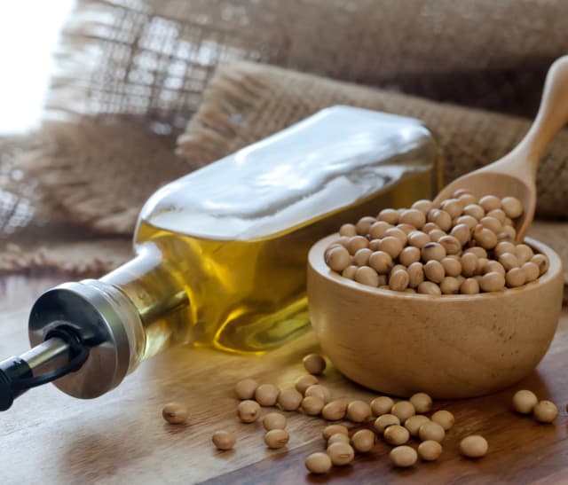 Aceite de soja crudo